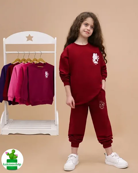 بلوز شلوار خرگوش شکوفه دار  